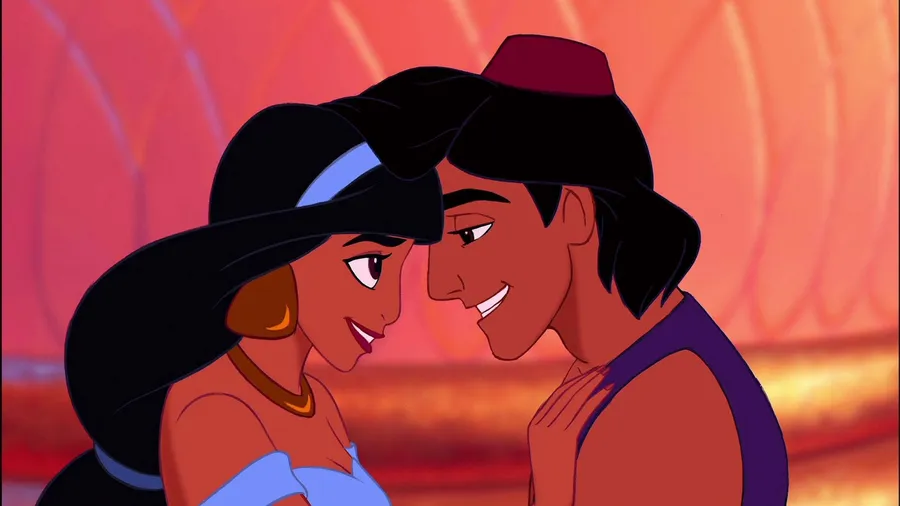 Disneys Aladdin and Princess Jasmine