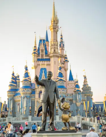 Walt Disney Mickey Mouse Partner Statue