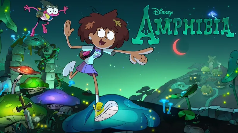 Disney Amphibia animated on Disney+