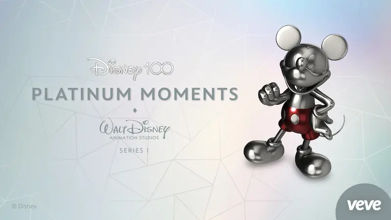 Disney NFTs Platinum Moments Mickey Mouse Veve